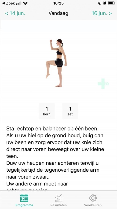 oefening enkelinstabiliteit