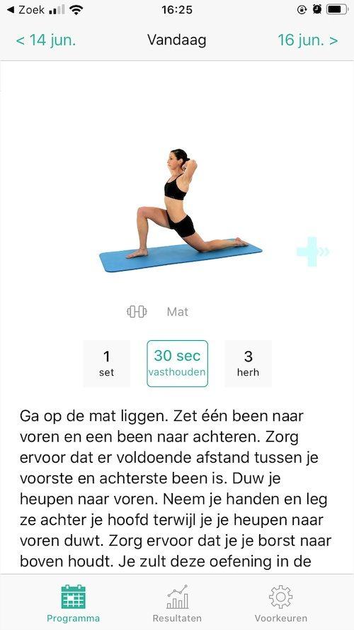 oefening iliopsoas syndroom