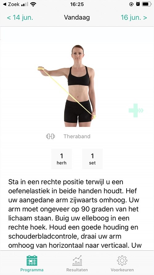 oefening intern impingement