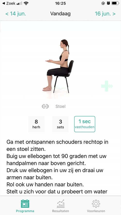 oefening tos