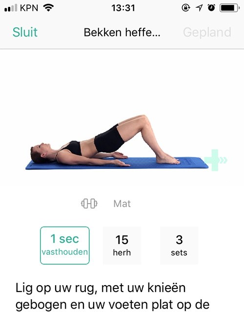 oefening trochanter major pijnsyndroom