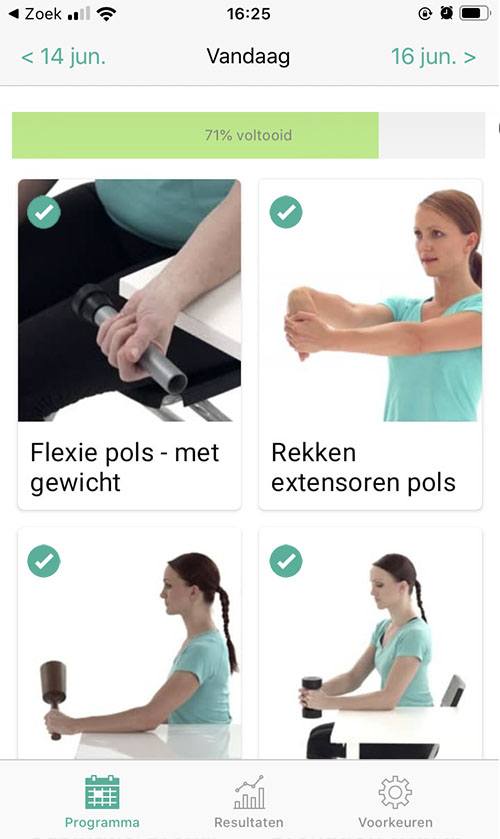 Online oefenprogramma Golfarm