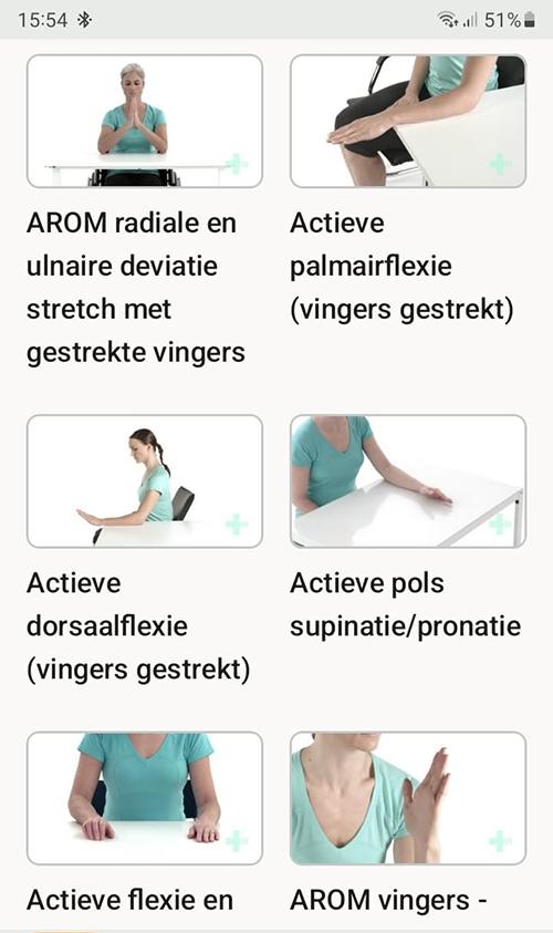 Online oefenprogramma Hand artrose