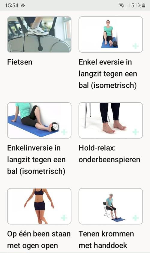Online oefenprogramma Posterieur enkel impingement