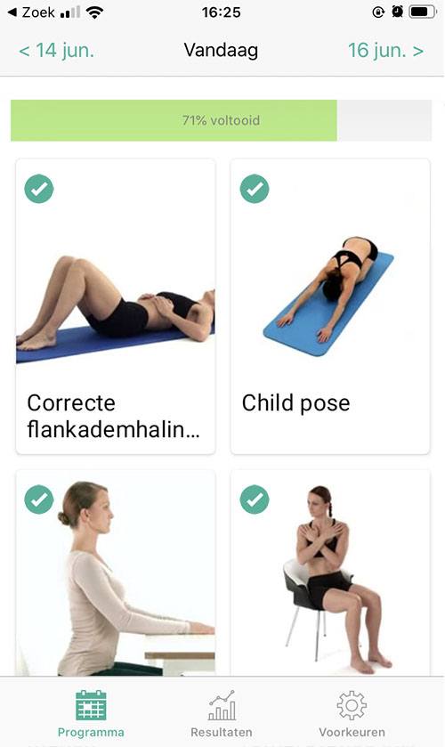 Online oefenprogramma Reuma (reumatoïde artritis)