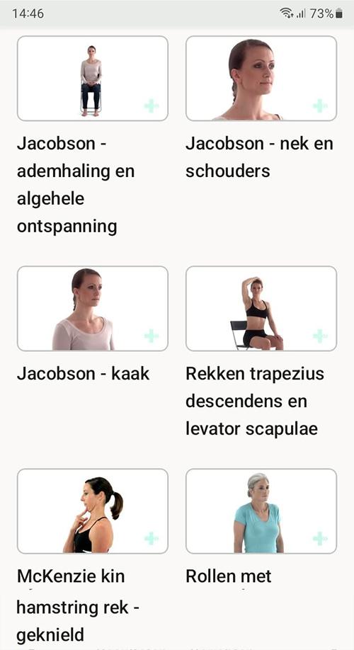 Online oefenprogramma Spanningshoofdpijn