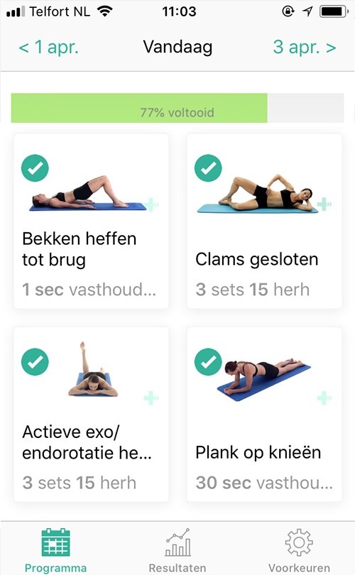 Online oefenprogramma Trochanter major pijnsyndroom