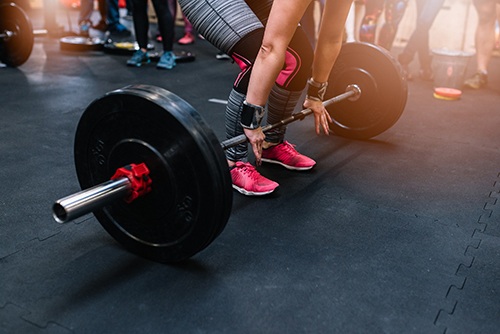 Halter barbell gewichtheffen
