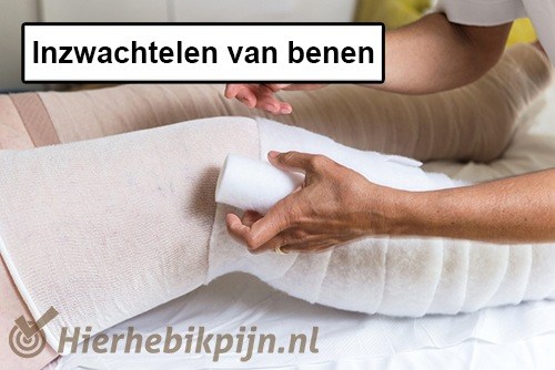 Onderbenen lymfe inzwachtelen