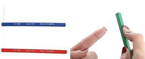 Semmes weinstein monofilament testkit vinger