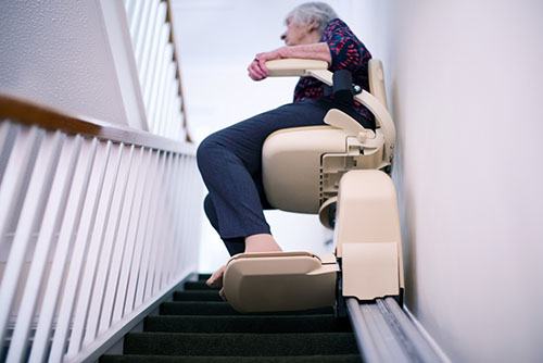 Traplift stoellift